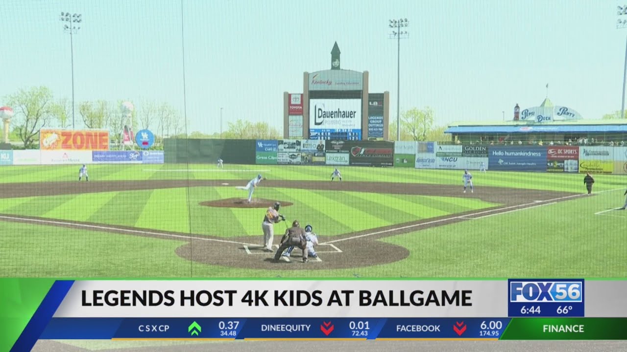 Lexington Legends host 4K kids for Education Day