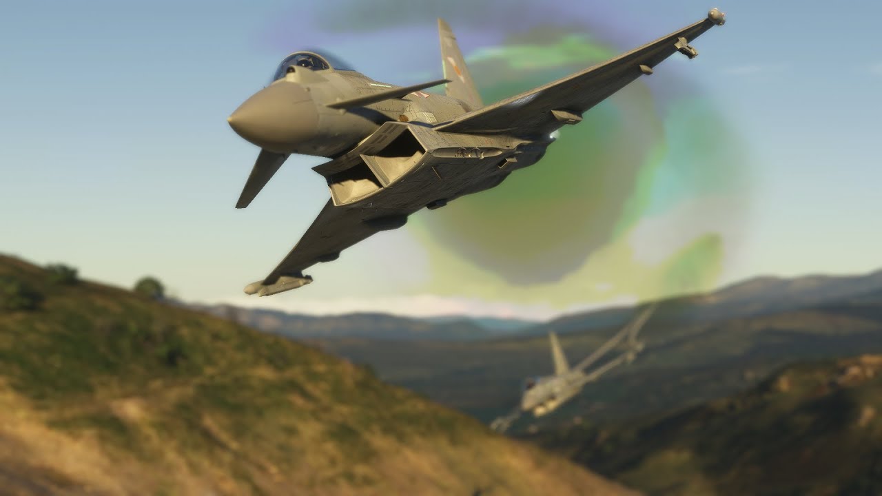 [MSFS 2024] [ITA] 2x RAF Eurofighters on a low-level Mach Loop | Meta Quest 3 VR RTX 4080S