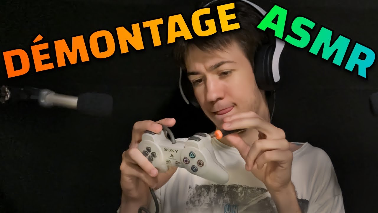 ASMR - DÉMONTAGE d'une manette PLAYSTATION (1)