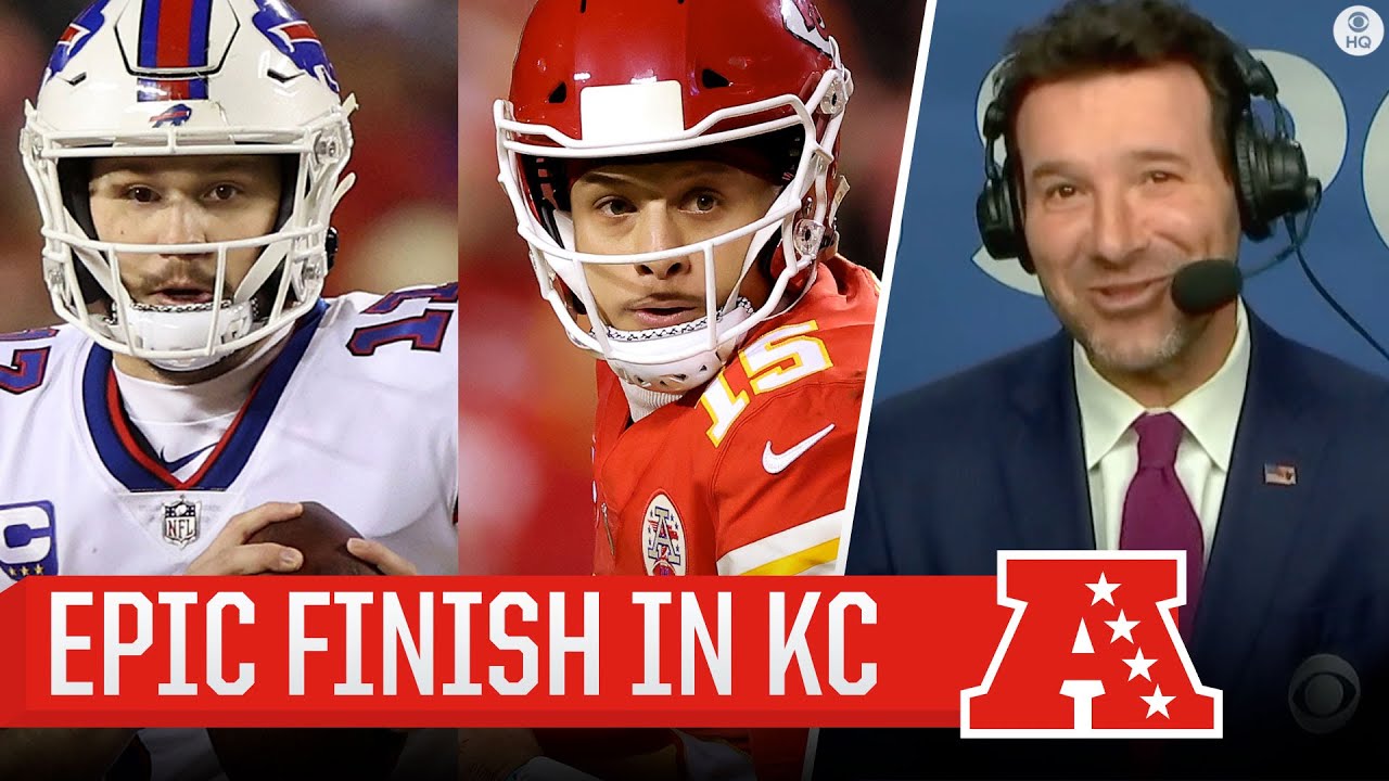 Tony Romo reacts to WILD finish between Patrick Mahomes, Josh Allen | CBS Sports HQ