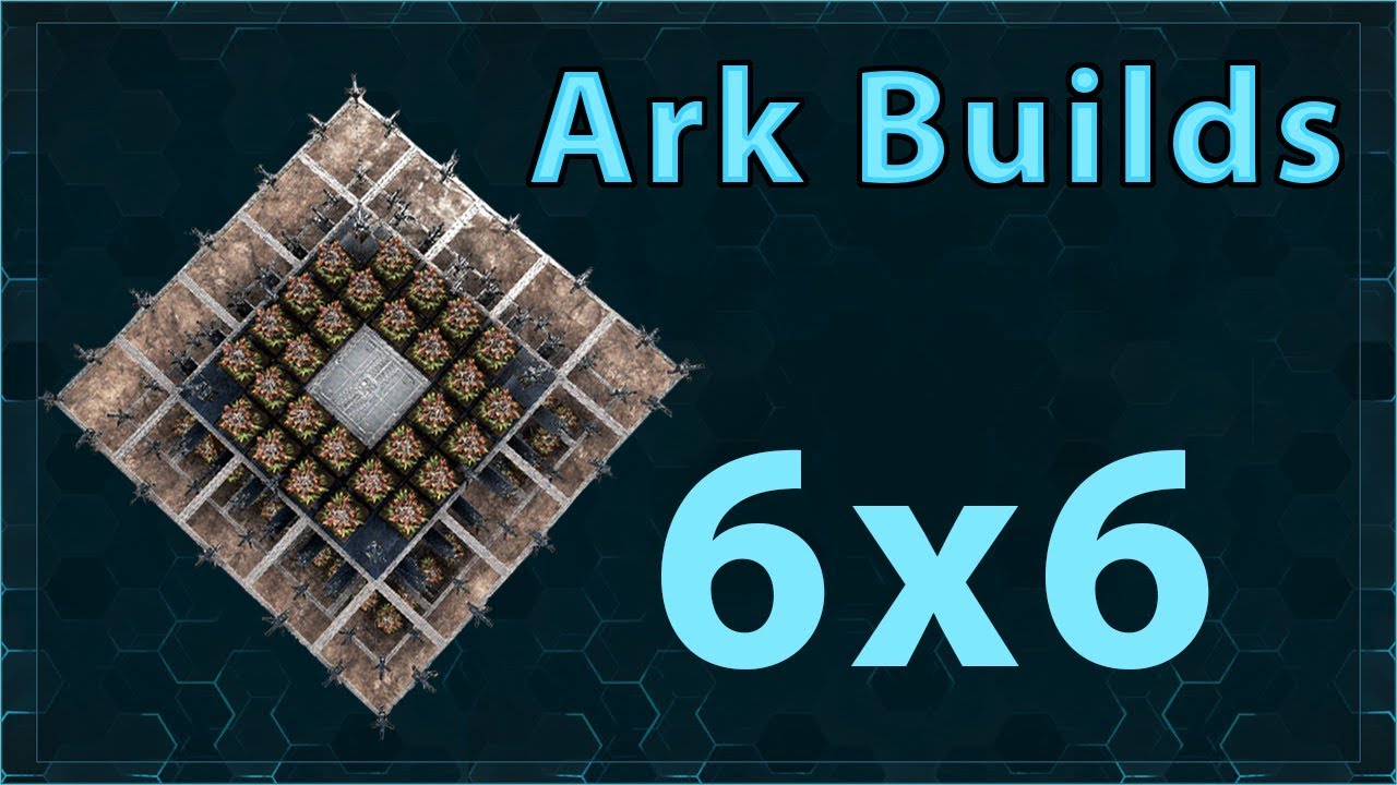 Ark Builds - Metal 6x6 With Industrial Forge and Dino Storage