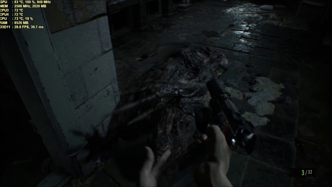 Resident Evil 7 High Settings on ROG G752VL - DH71 1080p