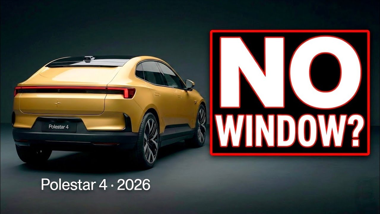 The 2026 Polestar 4 Deleted The Rear Window From A $63,000 SUV. 