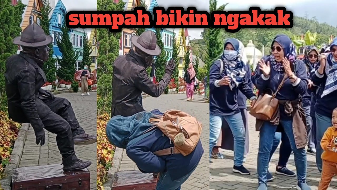 Terbaru 2023..!! Prank patung duduk melayang