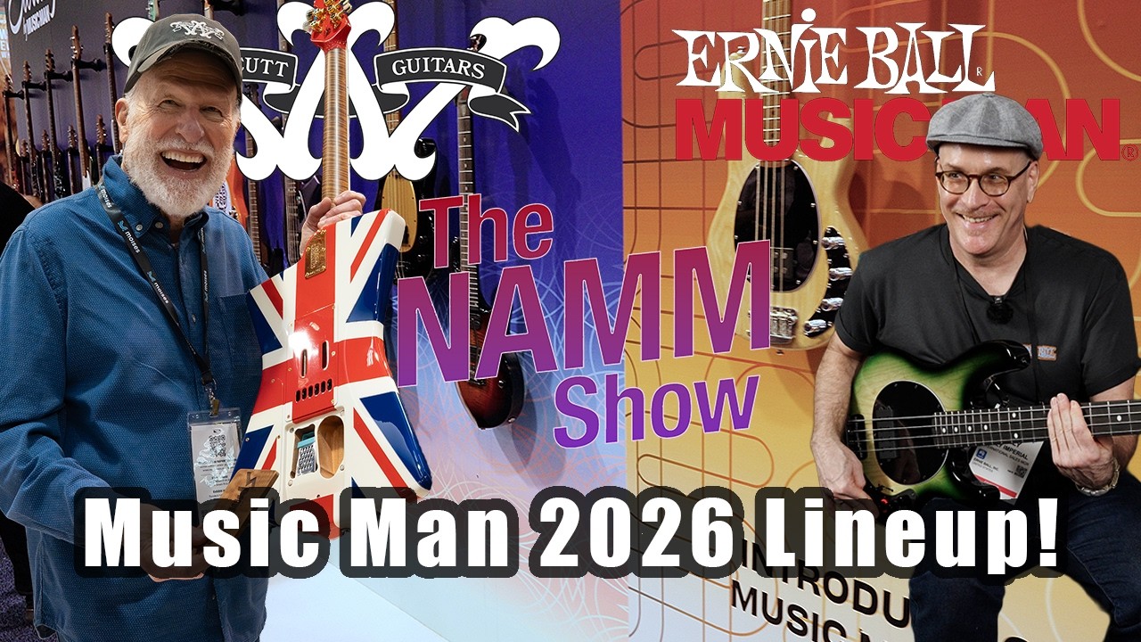 Music Man NAMM 2026 | 50th StingRay, Axis 30th, Majesty & Spinal Tap 2 & More! — Willcutt Guitars