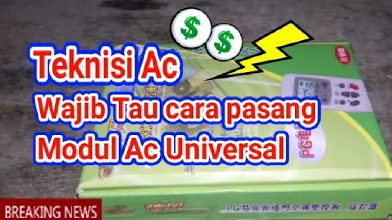 Cara pasang Modul Ac Universal