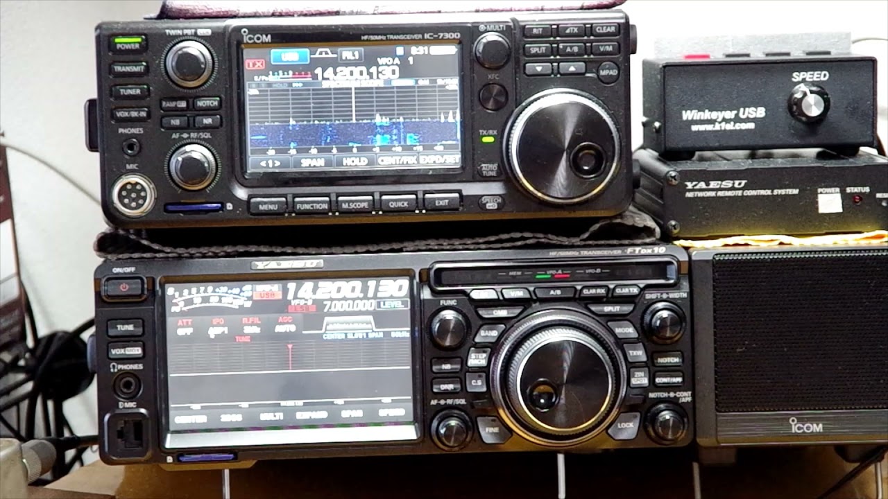 FTDX10 vs IC7300  SSB  Hearing comparison　(聞き比べ)