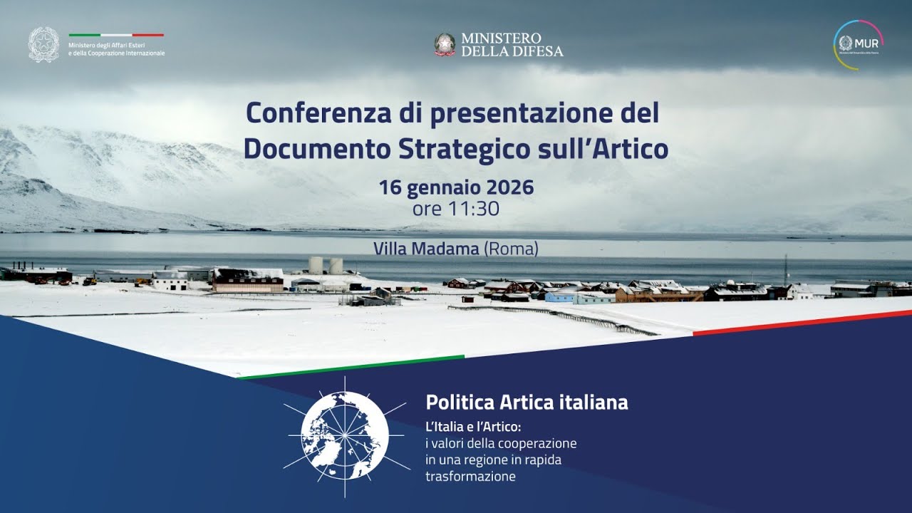 Presentazione del Documento Strategico sull’Artico