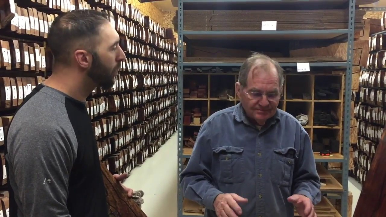 A tour of select wood at Cecil Fredi's Gunstockblanks.com
