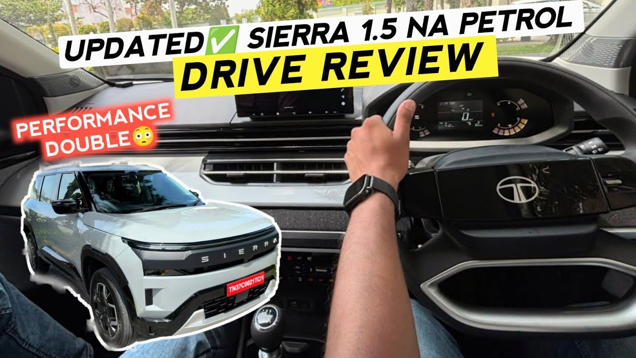 UPDATED✅ New Tata Sierra Na 1.5 Engine Drive review 