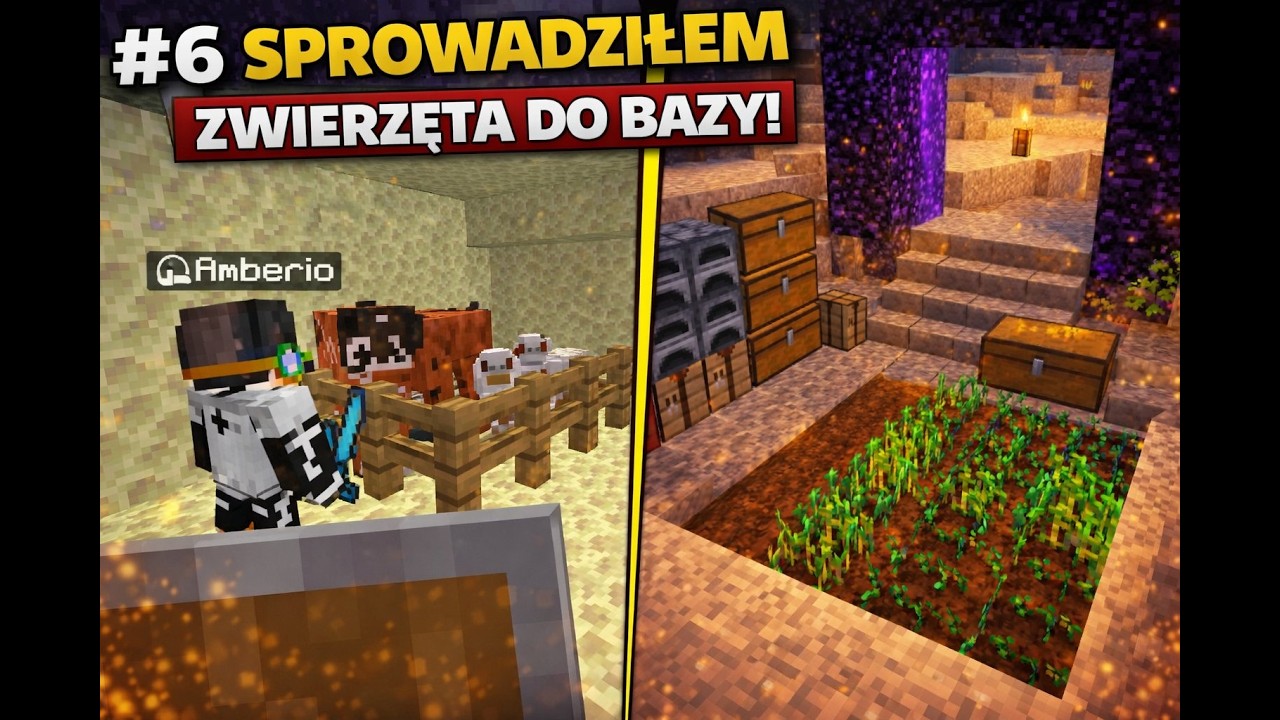 ZROBIŁEM FARME ZWIERZĄT W ENDZIE #6