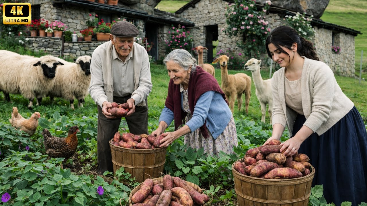 Life in the countryside garden - This is a great way to grow and harvest sweet potato - Farm fresh