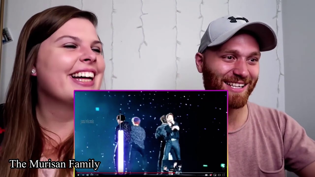 Men react to JIMIN in BTS (방탄소년단) 'Dimple' Concert Performance