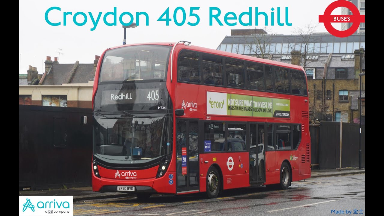 London Buses: Croydon Town Centre 405 Redhill