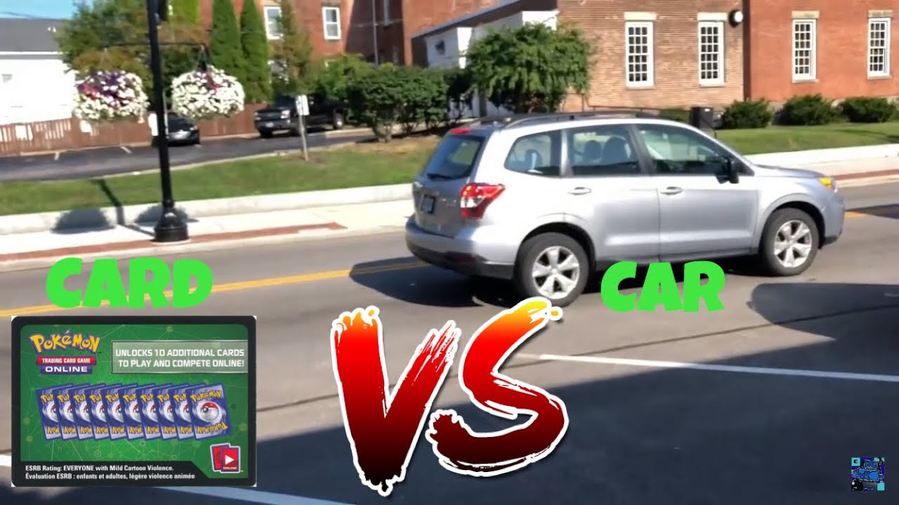 Pokemon TCG Cards vs CAR! [Quality Content]