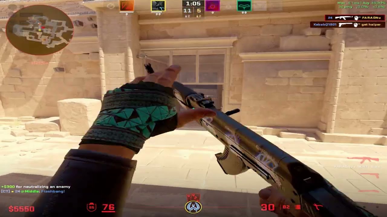 HIGH SENSIVITY CS 2 PLAYS | 800DPI 2.45
