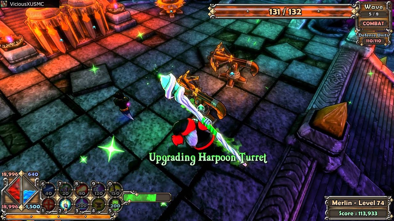Dungeon Defenders - Nightmare Endless Spires Squire Tutorial
