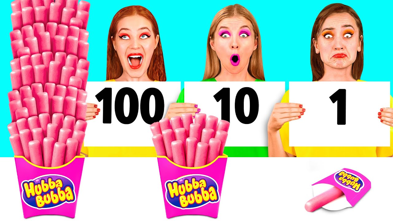 100 Слоев Еды Челлендж | Потрясающие Кулинарные Рецепты от 4Teen Challenge