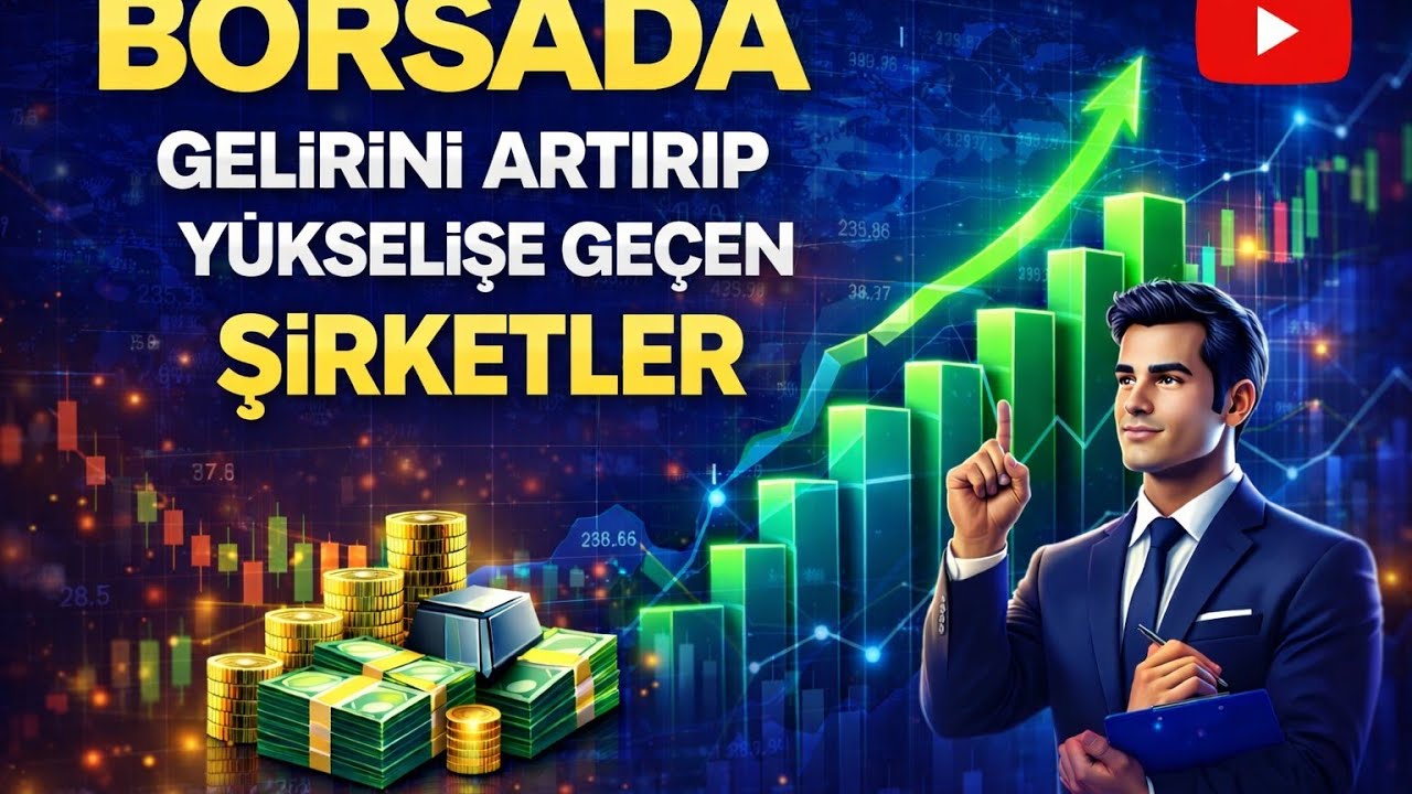 BORSADA, GELİRİNİ ARTIRIP YÜKSELİŞE GEÇEN ŞİRKETLER ‼️ 