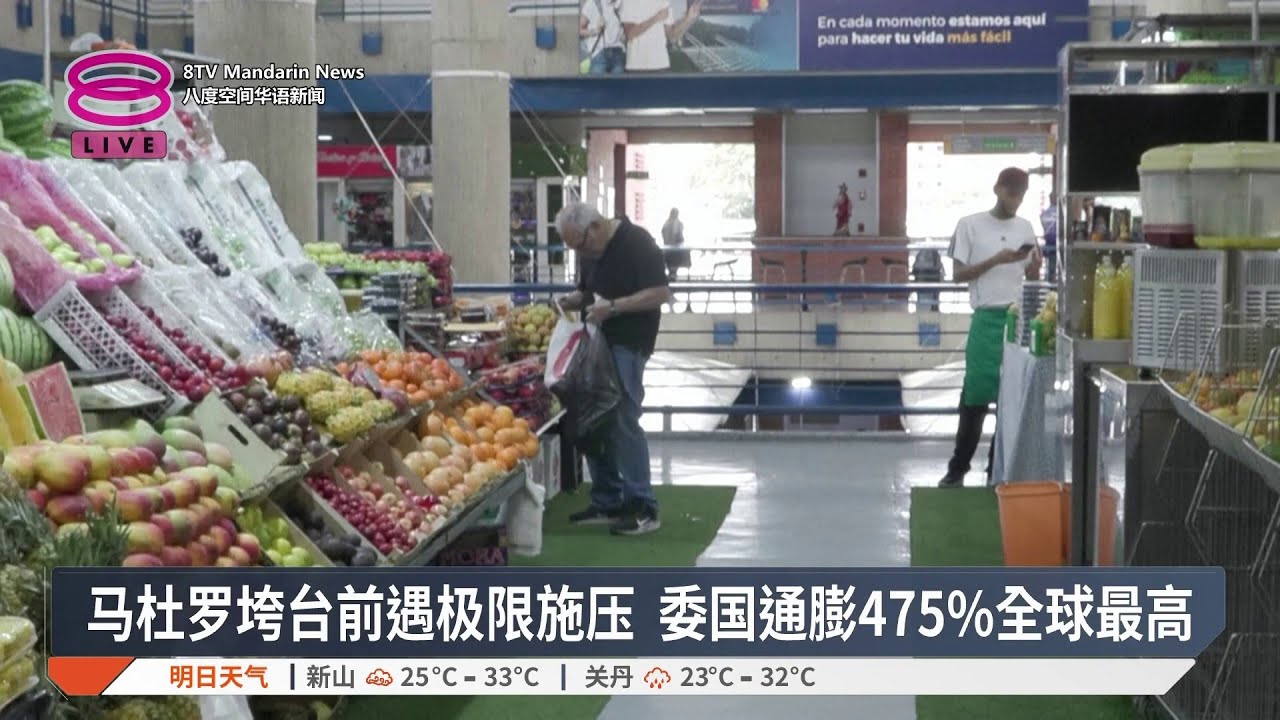 马杜罗垮台前遇极限施压 委国通膨475%全球最高【2026.03.07 八度空间华语新闻】
