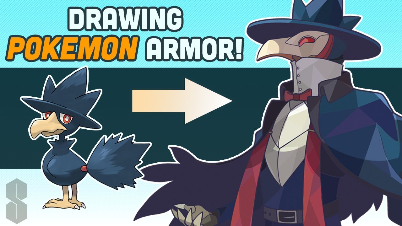 Drawing Armor Sets Based off of Pokemon - Part 4!