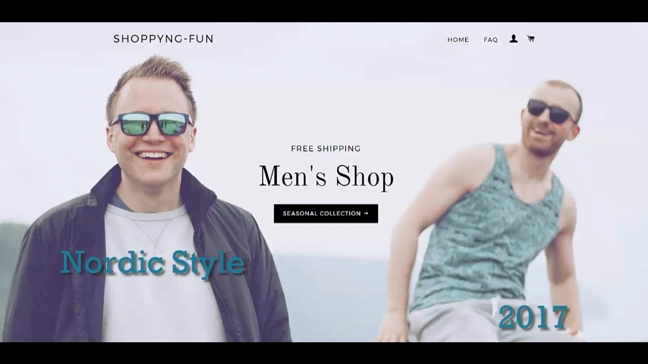 Nordic Style 2017. Men's Fashion.