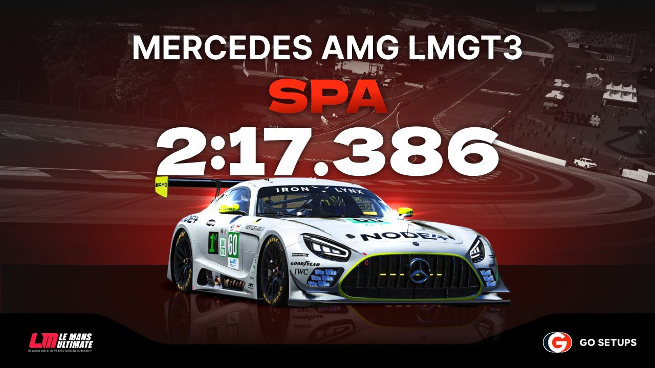 Le Mans Ultimate | Mercedes AMG LMGT3 - Spa Francorchamps | V1.2 Hotlap