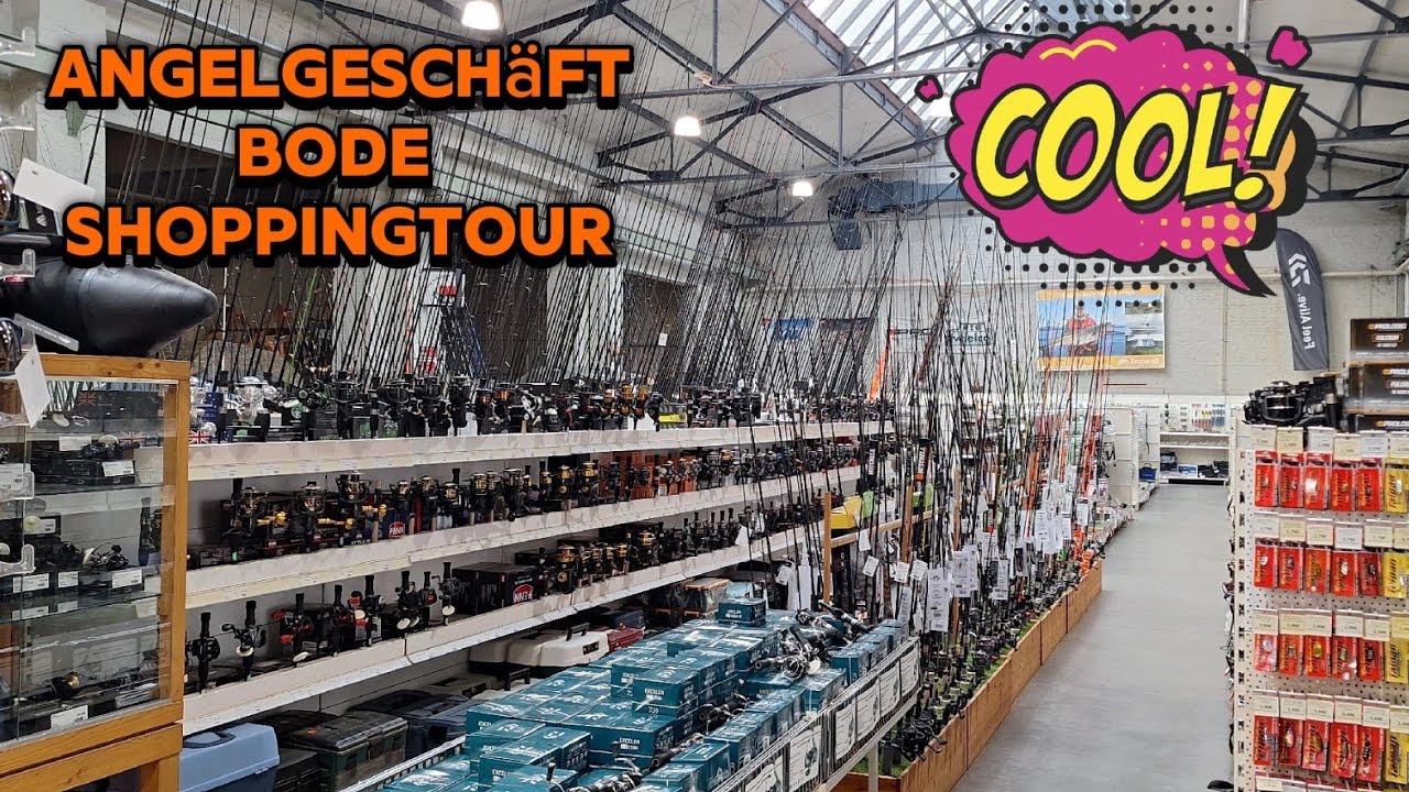 Angelshop Bode!Shoppingtour,alles was das Angelherz begehrt 🐟🎣🎣😊#angeln #zander #shopping 