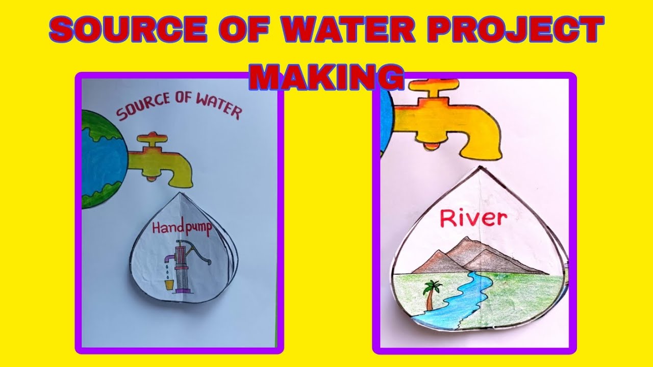 source of water project making |source of water Drawing | source of water model make  #sourceofwater