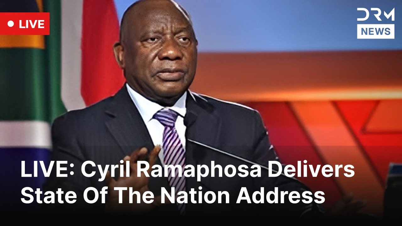 LIVE: South African President Speaks To Parliament Today | DRM News | AC1F