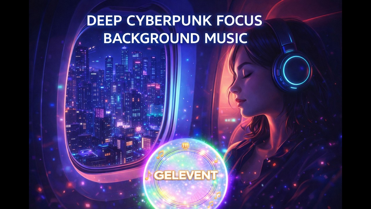 Mix Deep Cyberpunk Focus background music for Work & Deep Study