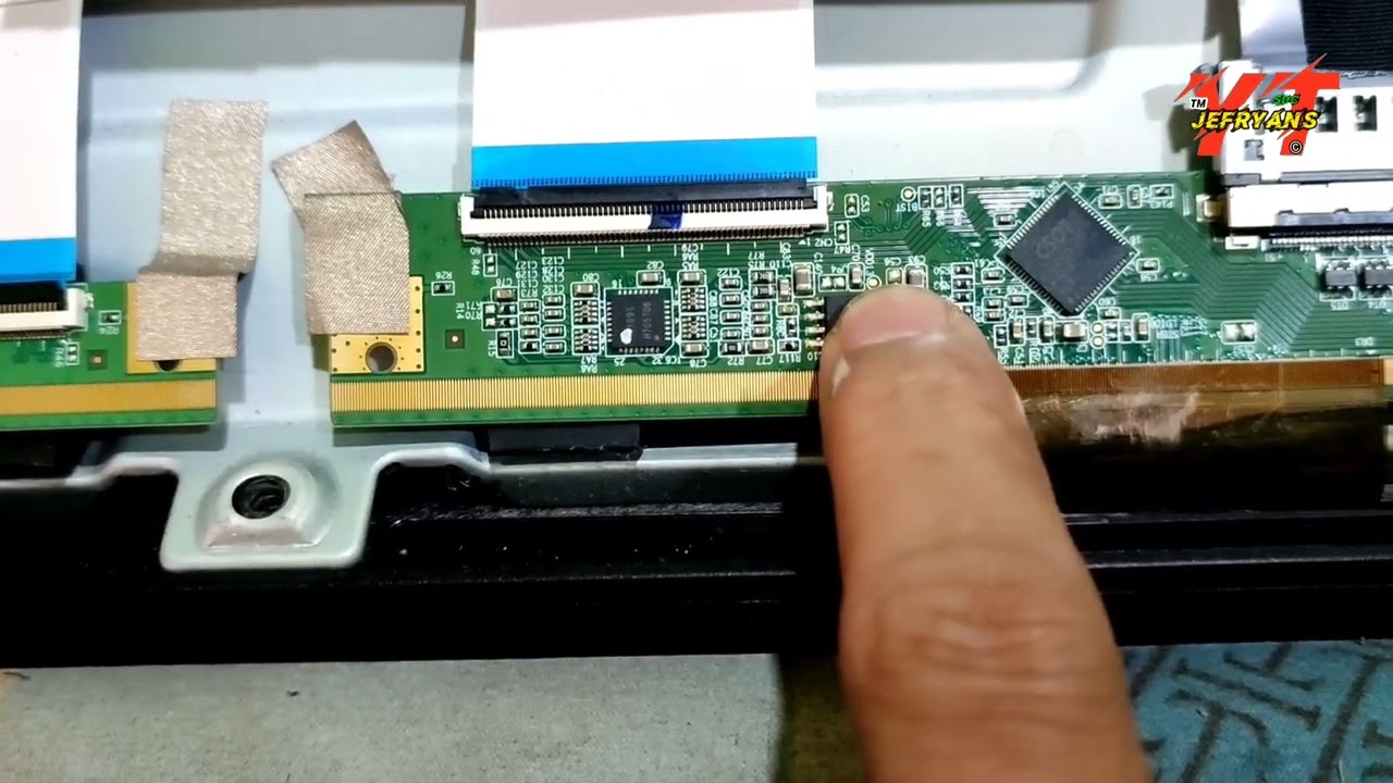 LED TV Gak bisa di cangkok Tcon Panel blank Harus Ganti IC