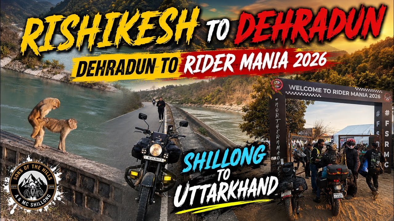 Rishikesh to RIDER MANIA 2026 | Uttarkhand | 