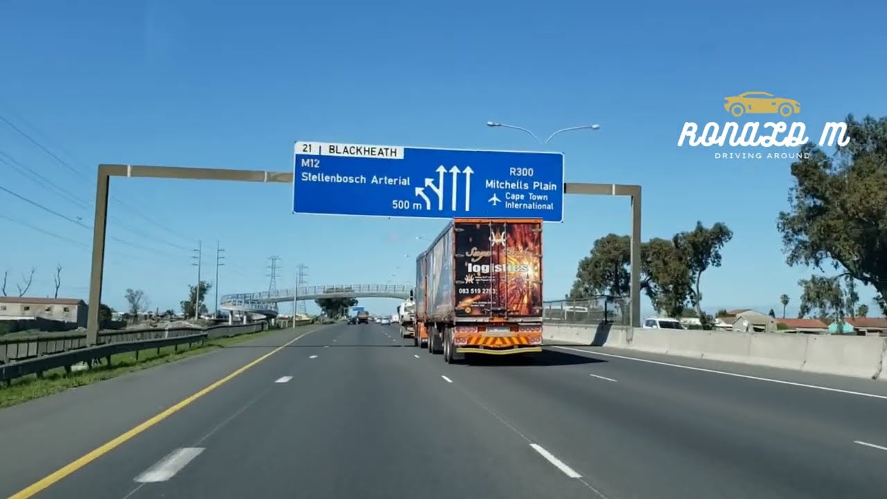 Driving From Stikland Via R300 And N2 To Powell Drive, Khayelitsha