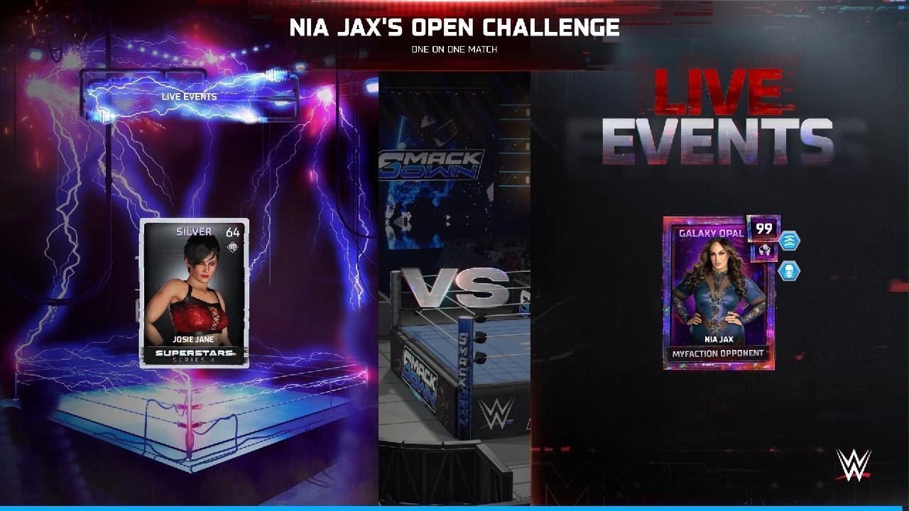 Wwe 2k25 my faction Nia Jax Open challenge