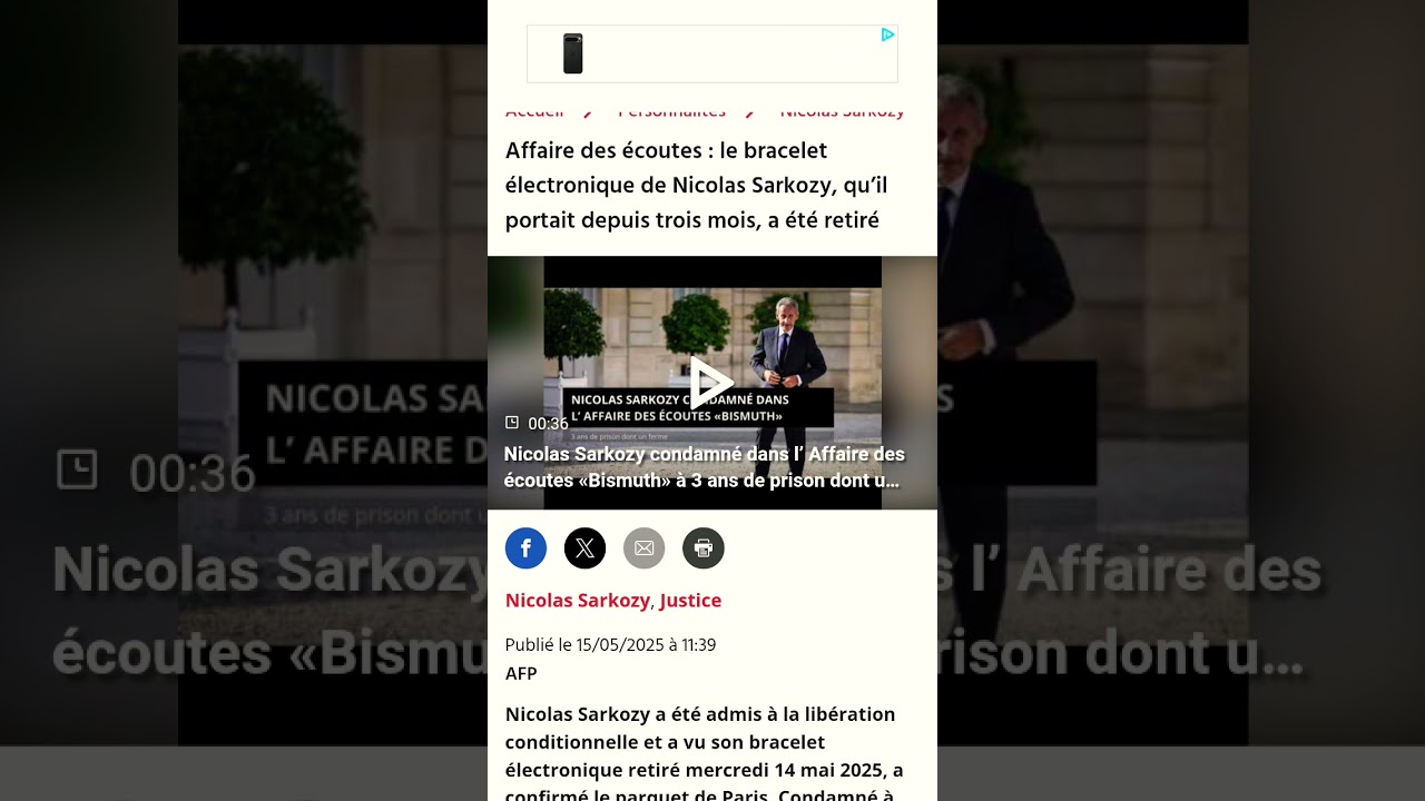 encore un cadeau pour la racaille politique.meme pas trois mois de bracelet. &eacute;coeur&eacute;e