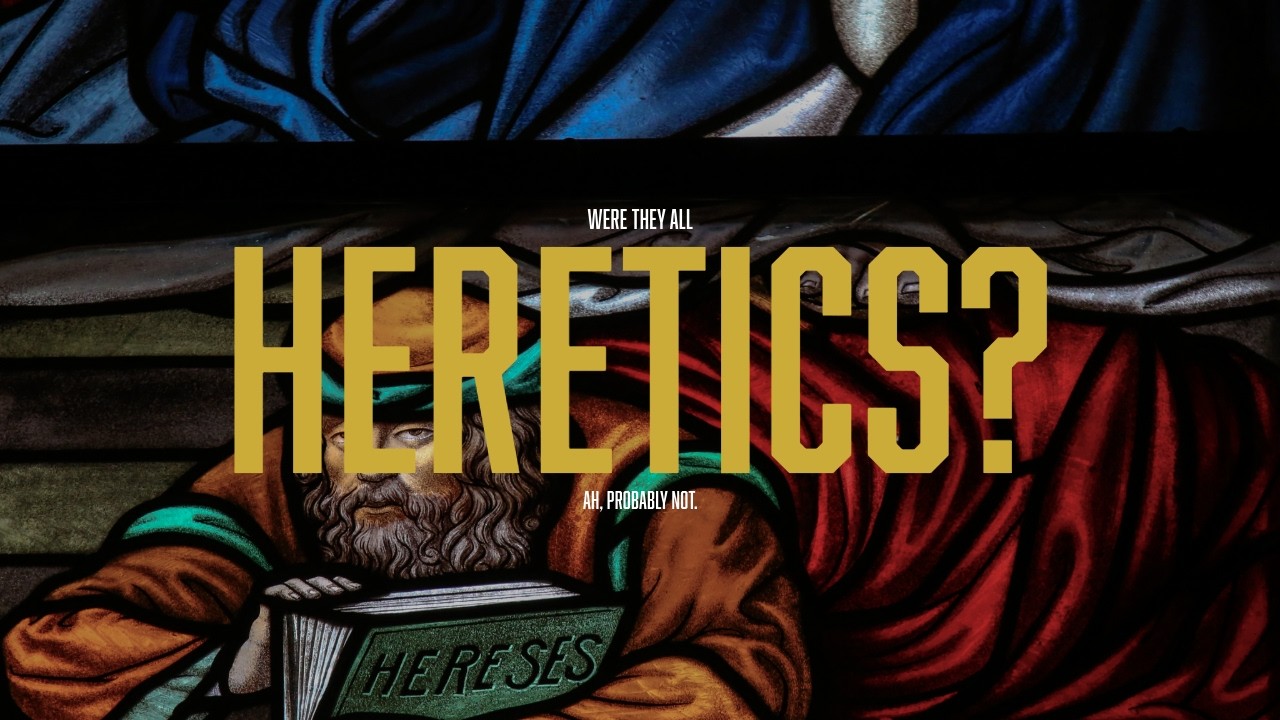 Were they all platonic heretics (a look at early theology)?