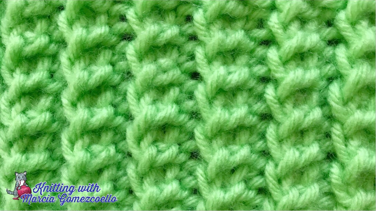 TEJIDOS A DOS AGUJAS: 1- Fantasia en Columnas/ KNITTING WITH TWO NEEDLES: Fantasy in Columns