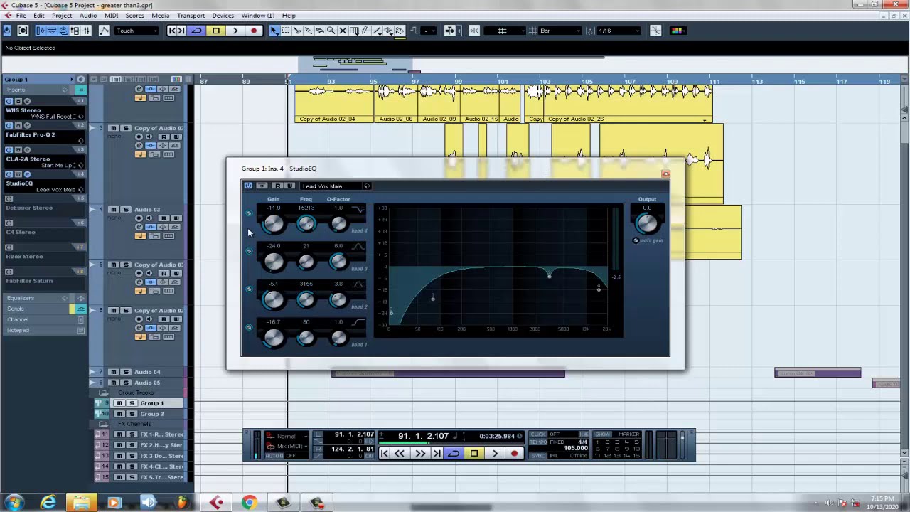 How to mix vocals in cubase 5 for beginners | Mixing Vocals ( mixing tutorials)