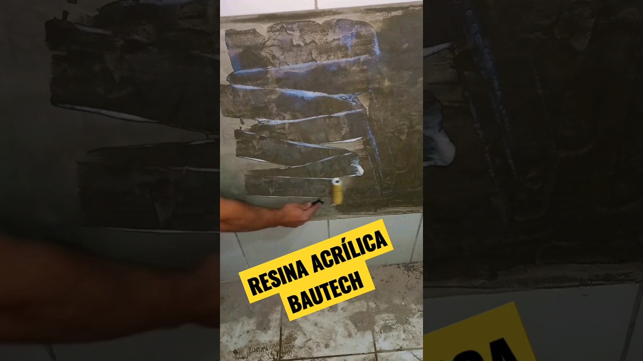 Aplica&ccedil;&atilde;o - Resina acr&iacute;lica BAUTECH Base &aacute;gua
