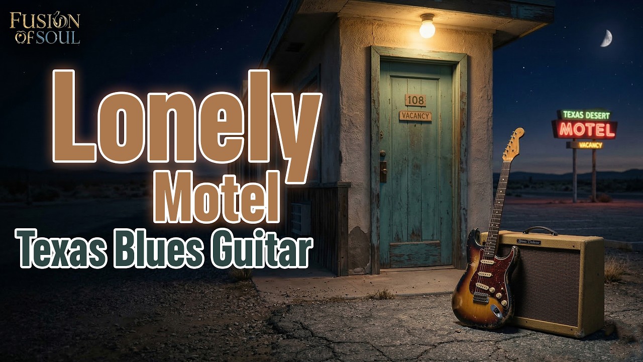 Lonely Motel Texas Blues Guitar Instrumental – Desert Night Session