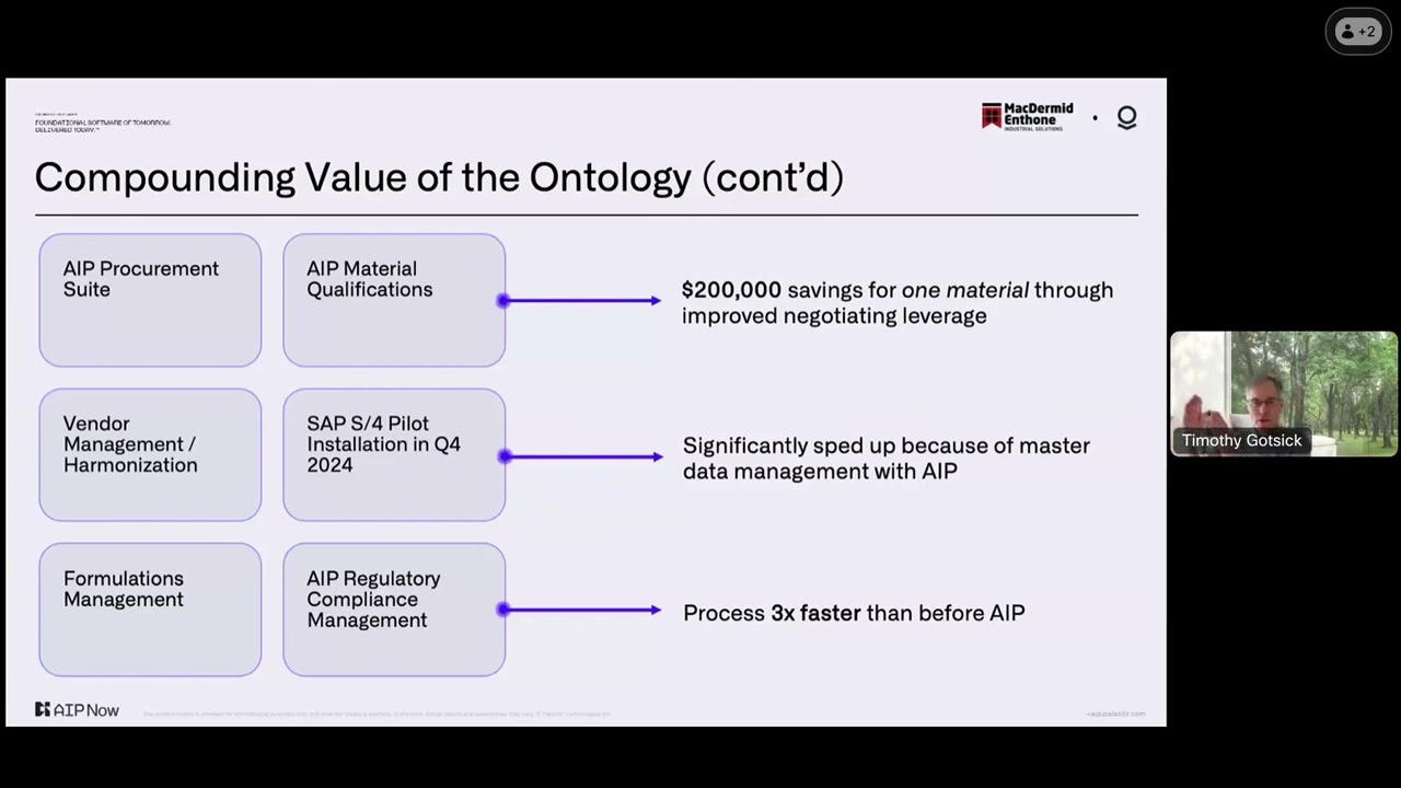 AI-Powered Master Data Management | MacDermid Enthone & Palantir