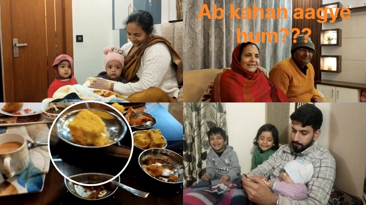 Dee k ghar se kahan-kahan gye hum?? Mama k sath bacchon ki masti|| @ABHIMONIVLOGS 
