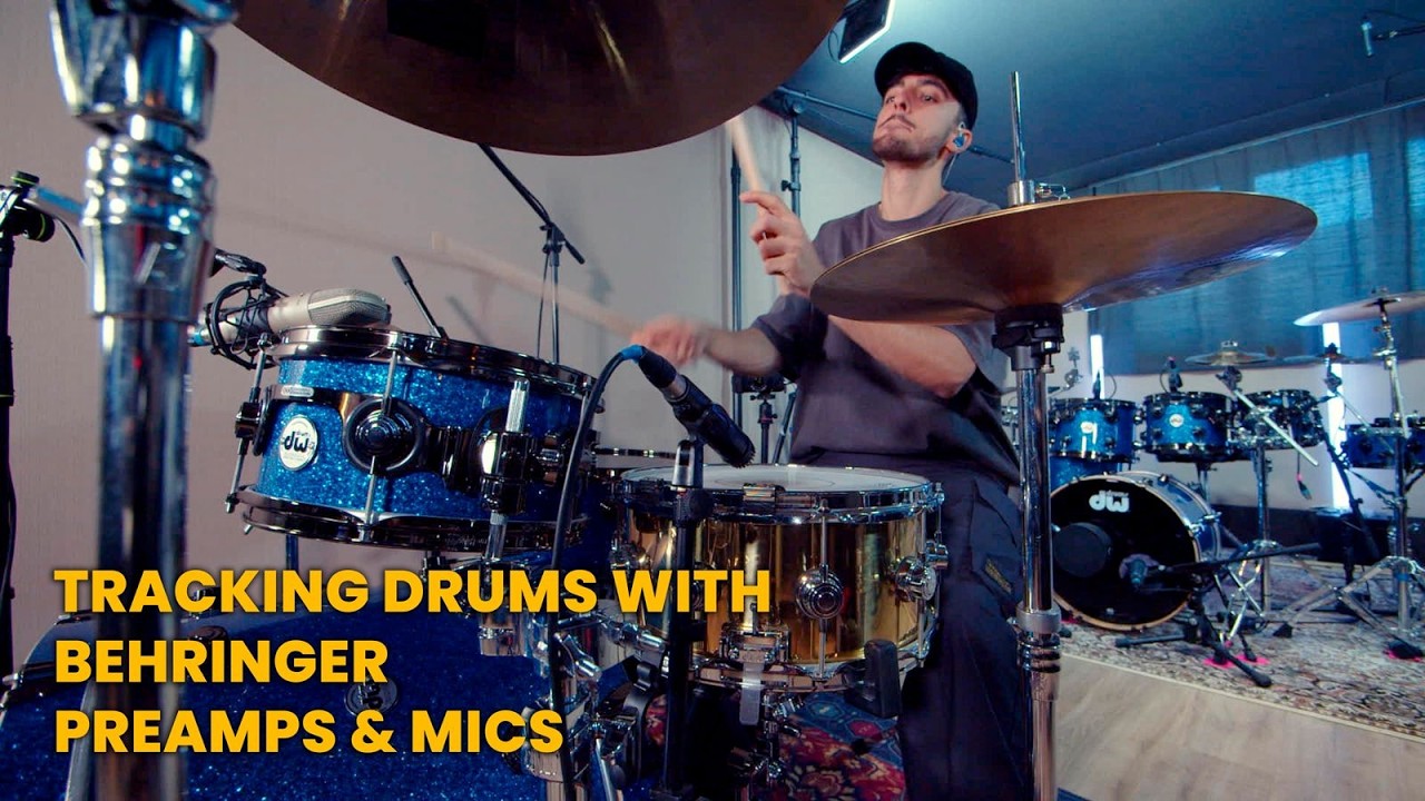 Behringer Mics & Preamps // FUNKY DRUMS 🥁
