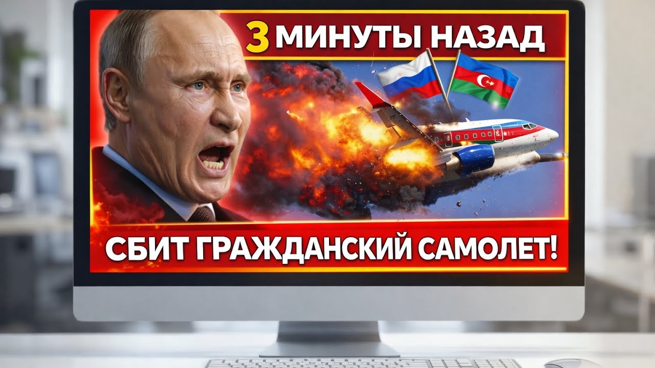 ❗️СБИТ ГРАЖДАНСКИЙ САМОЛЁТ | Россия vs Азербайджан — Кавказ на грани войны