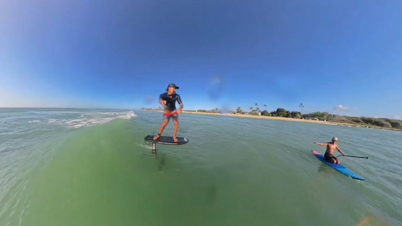 High Five Hydrofoil Foil Prone Surf Hawaii Widescreen. 