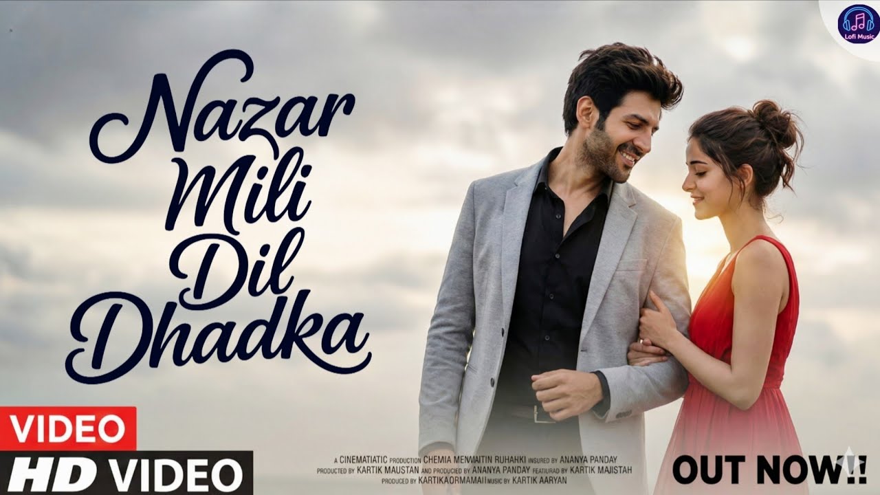 Nazar Mili Dil Dhadka - Official Video | Kartik A | Ananya P | Latest Bollywood Romantic Song 2025
