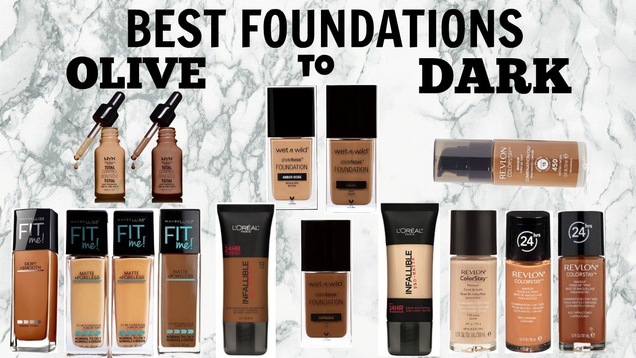BEST Affordable Foundations For Women of Color | Olive to Dark Brown Skin