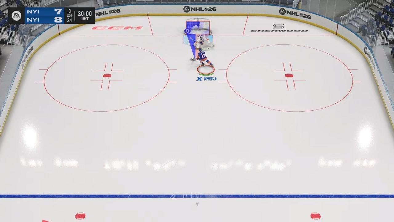 Trying to get 100 goals in free skate NHL 26 with Mathew Barzal (Part 1 50 Goals)