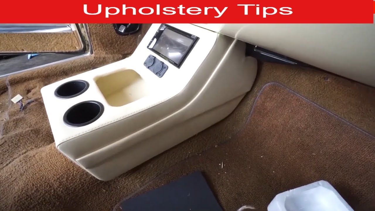 Car Center console front Scratch Part2 2 -  upholstery tips